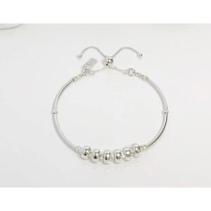 Sterling Silver 6 beads adjustable bracelet design by Rees size l/xl